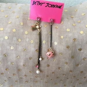 Betsey Johnson Teapot Earrings
